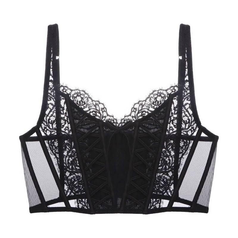 Daliah Mesh Lace Corset Top