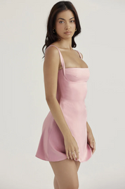 Samantha Mini Satin Dress