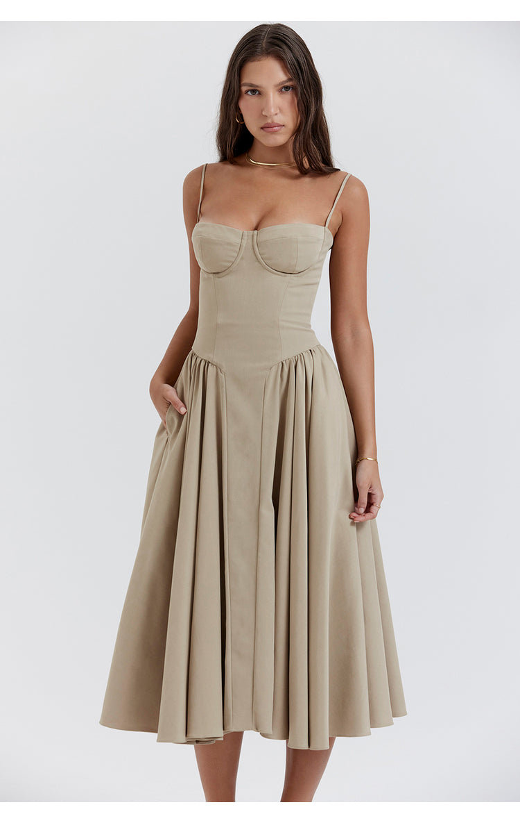 Aurora Midi/Maxi Bustier Corset Dress