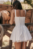 Tuscany Serenade Milkmaid Mini Dress