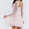 Load image into Gallery viewer, Bombshell Long Sleeve Bustier Corset Frill Mini Dress