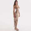 Load image into Gallery viewer, Venus Fitted Printed Maxi Dress