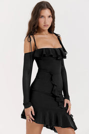 Eleanora Ruched Mini Dress