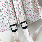 Floral Canvas Backpack