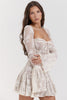 Load image into Gallery viewer, Lace Serenade Flare Sleeve Mini Dress