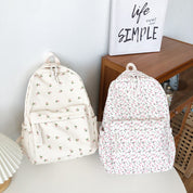 Floral Canvas Backpack