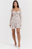 Load image into Gallery viewer, Lace Serenade Flare Sleeve Mini Dress