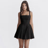 Load image into Gallery viewer, Lana Open Back Mini Dress with a Bow