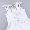 Load image into Gallery viewer, Portofino Milkmaid Corset Mini Dress
