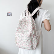 Floral Canvas Backpack