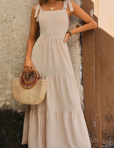 Perfect Summer Maxi Slit Hem Dress