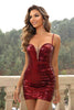 Load image into Gallery viewer, Ruby Radiance Mini Glitter Dress