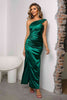 Load image into Gallery viewer, Languid Whispers One-Shoulder Draped Maxi Dress