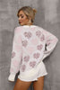 Load image into Gallery viewer, Pearl Heartbeat Heart Pattern Sweater