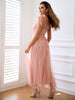 Load image into Gallery viewer, Twilight Elegance Rhinestone Tulle Maxi Dress