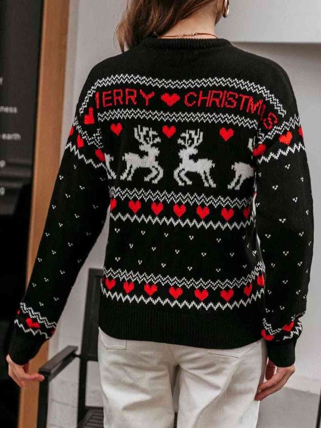 Deerly Beloved Christmas Knitted Sweater